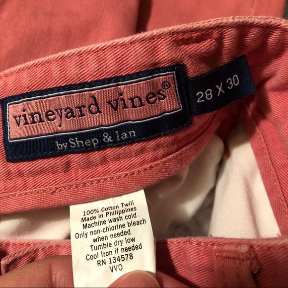Vineyard Vines Pink Cotton Club Pants - Picture 7 of 7